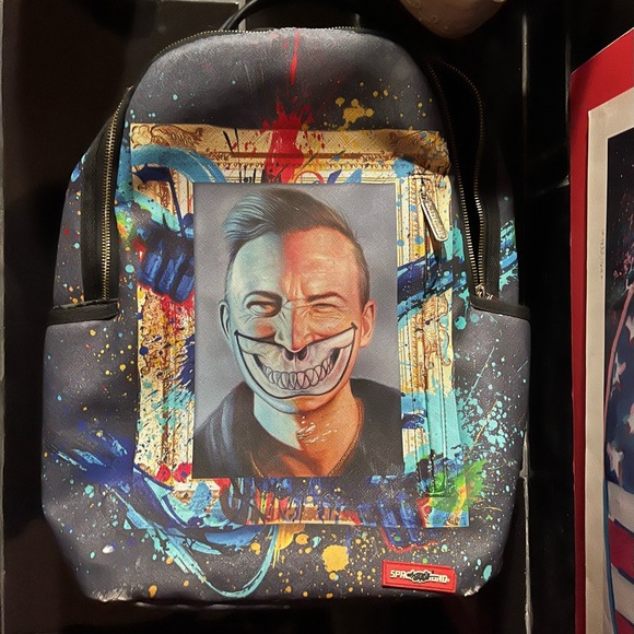 Artistic Multicolor Men's Backpack - Picture 14 of 14